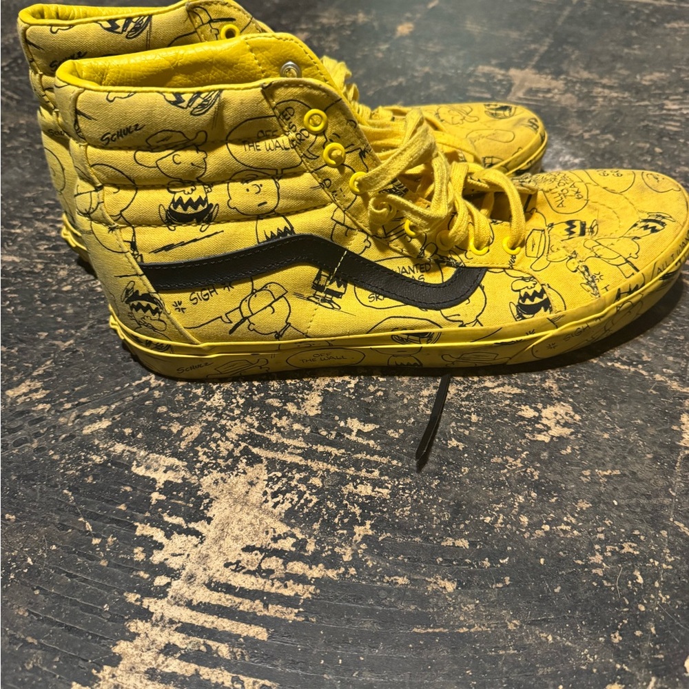 Yellow Vans Men’s Size 12 Peanuts